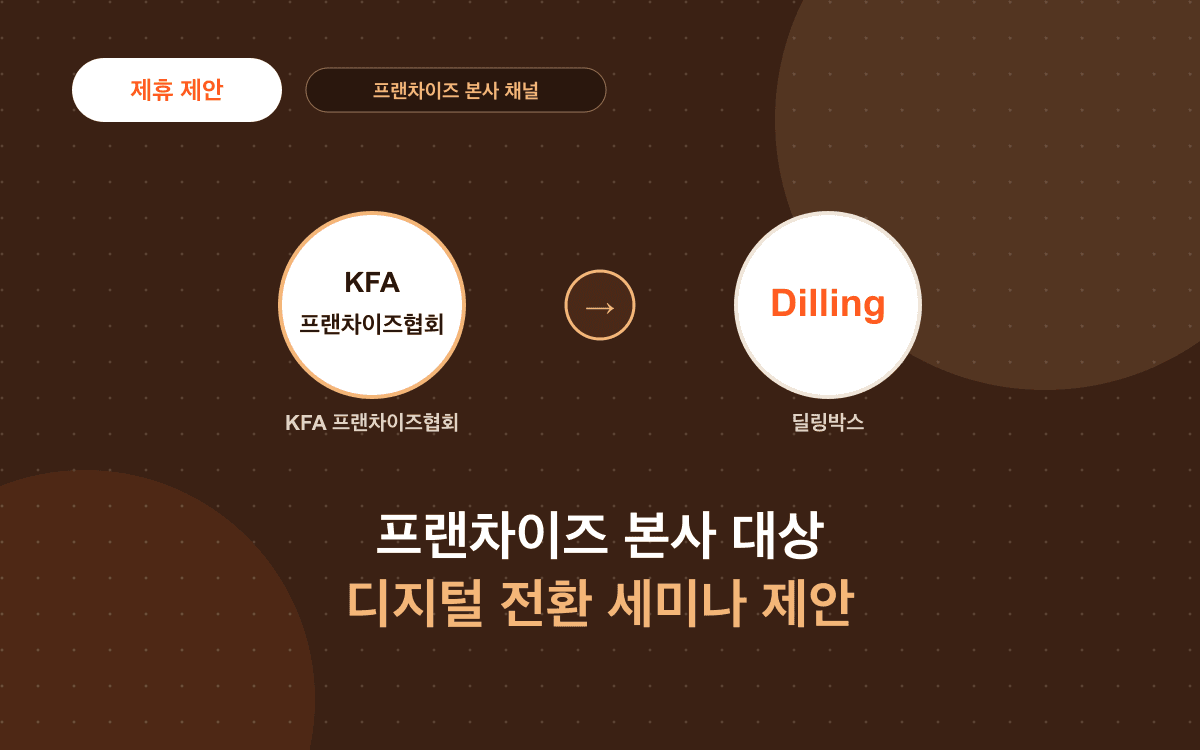 한국프랜차이즈산업협회 대상, 프랜차이즈 본사 디지털 전환 세미나 제안